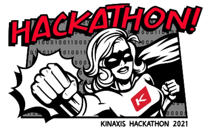 Kinaxis Hackathon 2021漫畫風格徽標